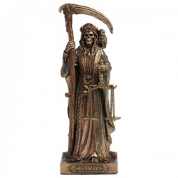 Santa Muerte (Cold Cast Bronze & Resin Miniature 10.6cm / 4.2) (Μινιατούρα Ηλεκτρόλυσης Μπρούτζου & Ρητίνης 10.6εκ.)